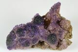 Calcite Crystals Coated With Purple (Yttrofluorite?) Fluorite #177587-1